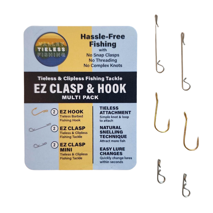 EZ Clasp & Hook Multi Pack 2 ea. Total of 6 pcs.