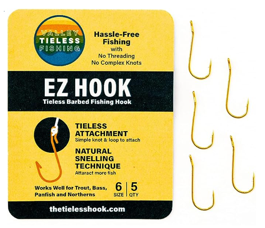 Valley Tieless Fishing Easy Hassle Free Fishing Easy Hook no-knot