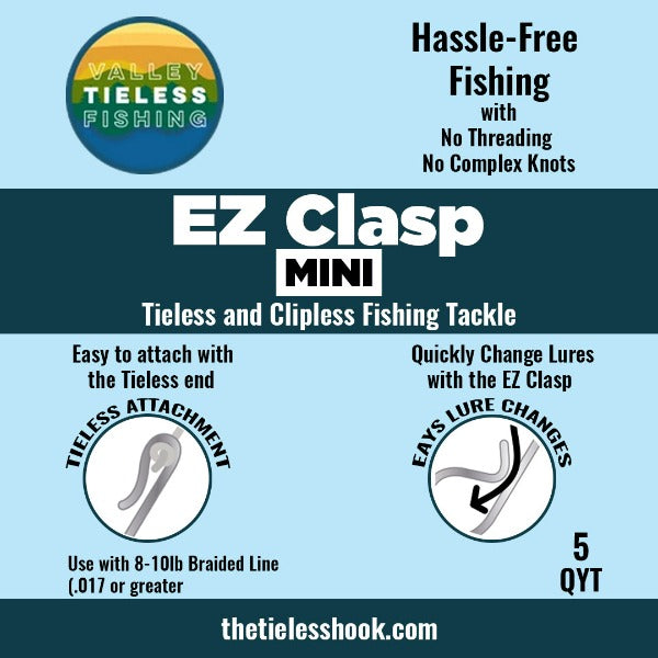 Valley Tieless Fishing EZ Clasp Mini fishing tackle Tieless Fishing